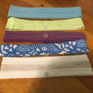 Lululemon headbands (5 pack)